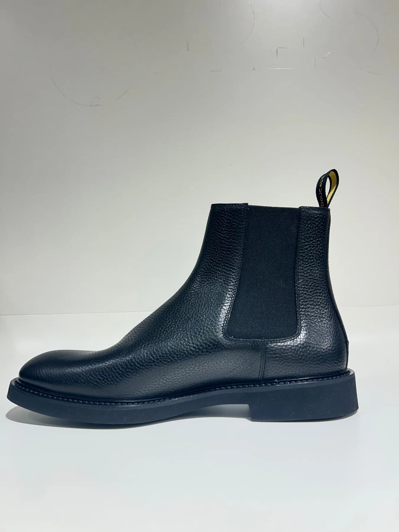 Doucal's Stivaletti Uomo Neri in Pelle con Zip