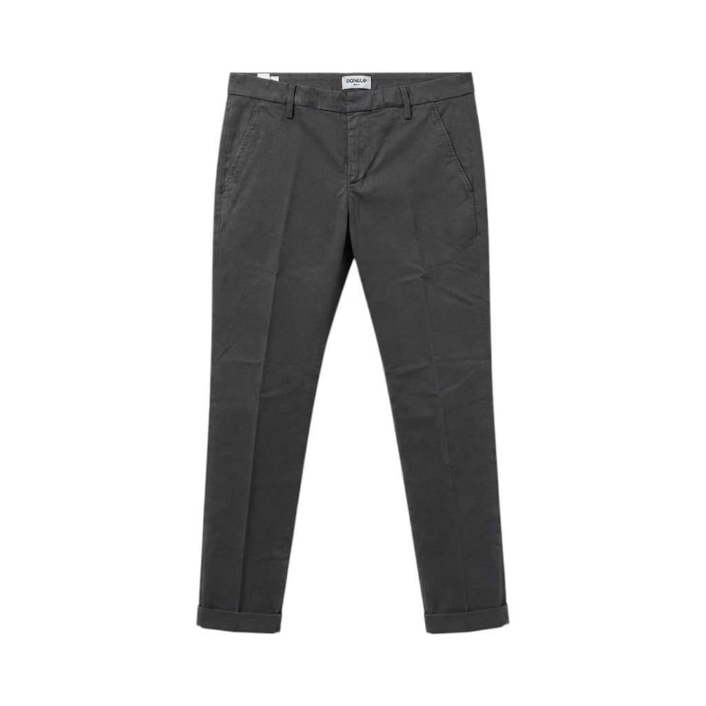 DON DUP Pantalone Verde in Cotone Riciclato