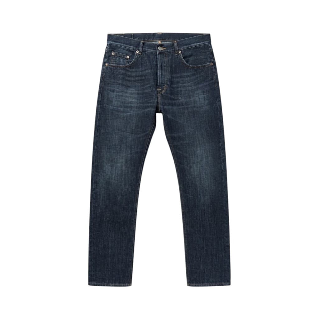 DONdup Jeans Uomo Blu Scuro con Dettagli Distress