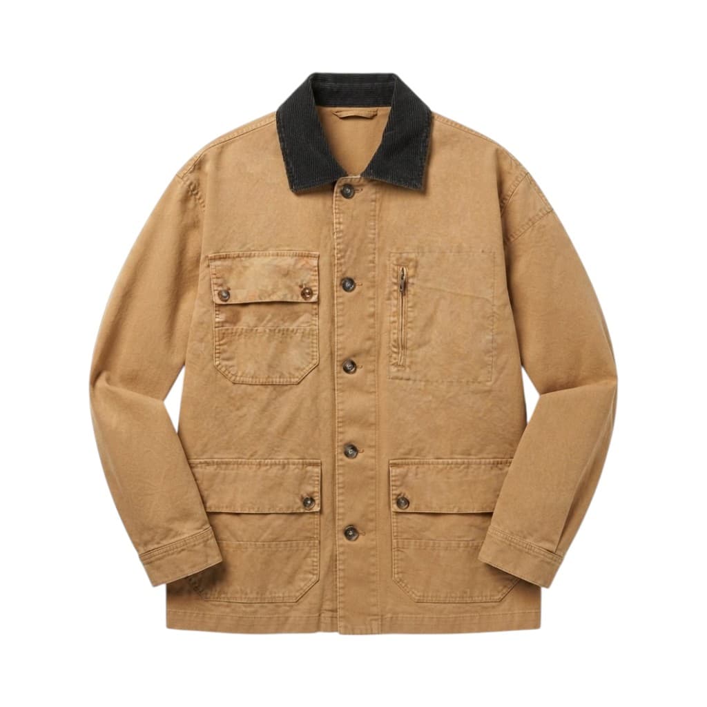 Isabel Marant Giacca in Velluto Beige con Colletto a Costine