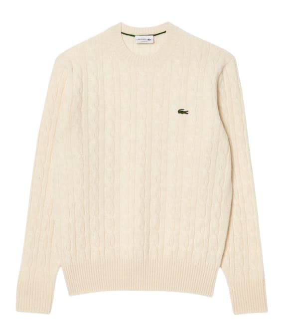 Lacoste Sweaters Cream