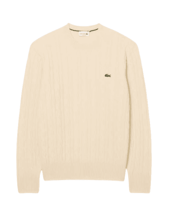 Lacoste Sweaters Cream