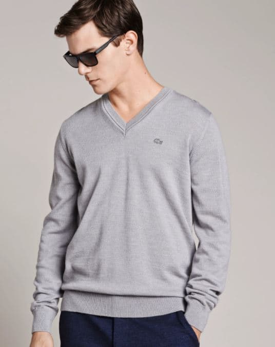 lacoste Sweaters Grey