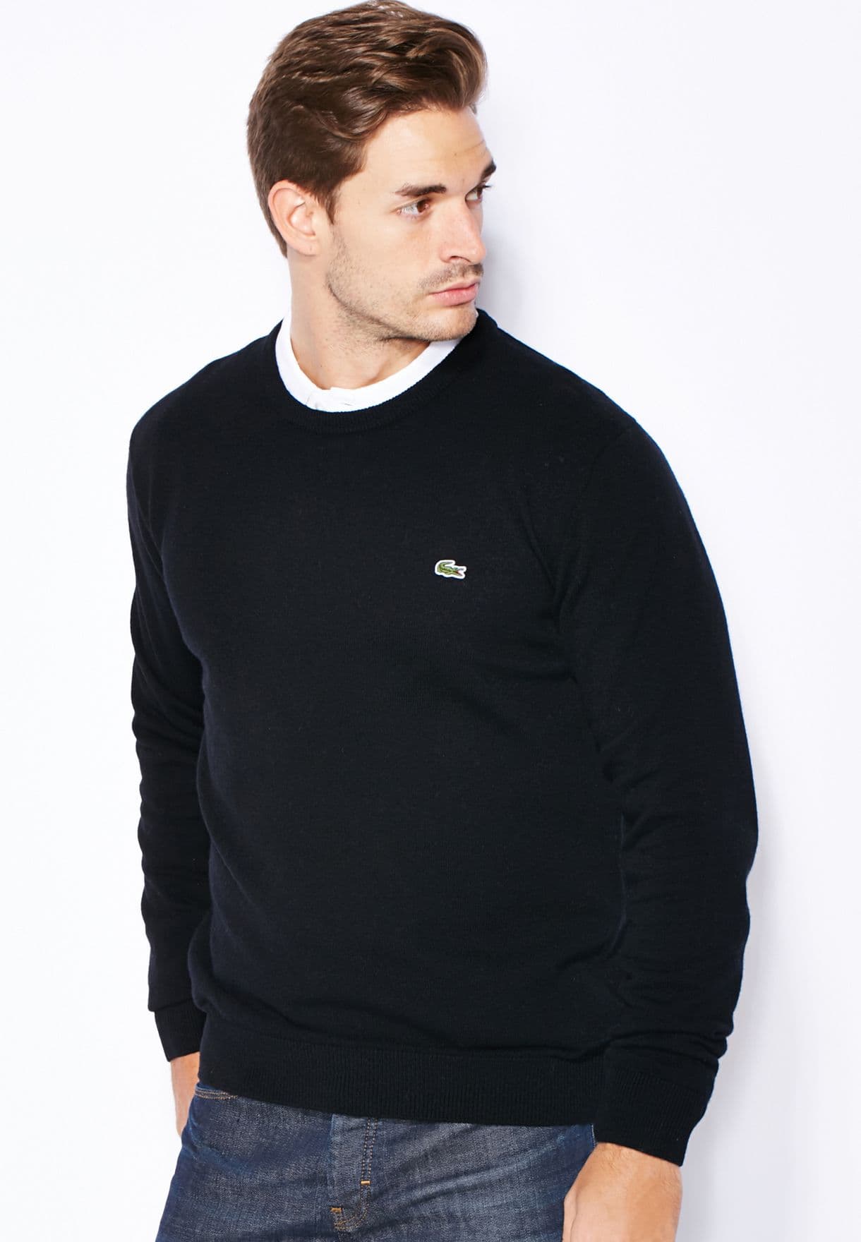 lacoste Sweaters Black