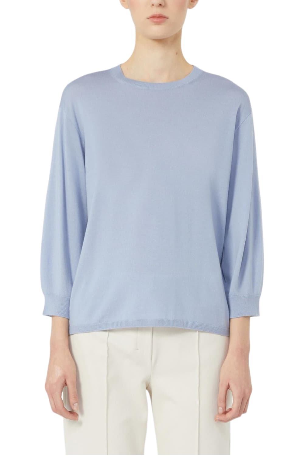 S Max Mara Sweaters Clear Blue