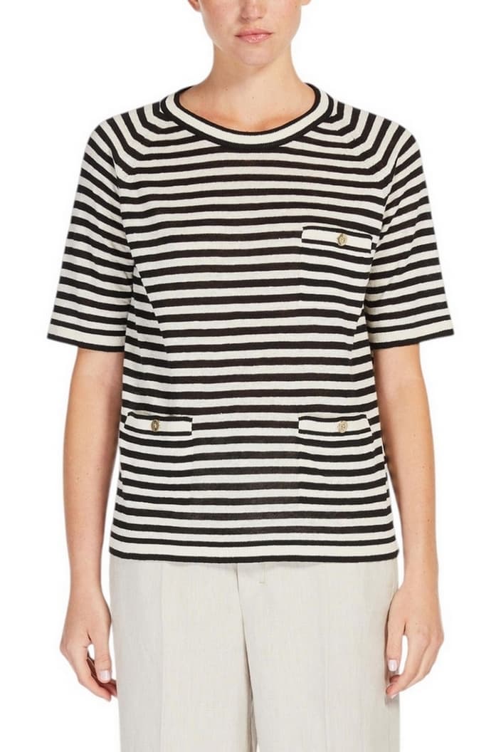 S Max Mara Sweaters Ivory/black