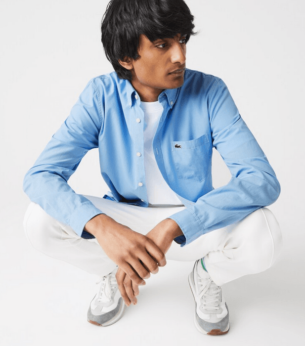 lacoste Shirts Azure