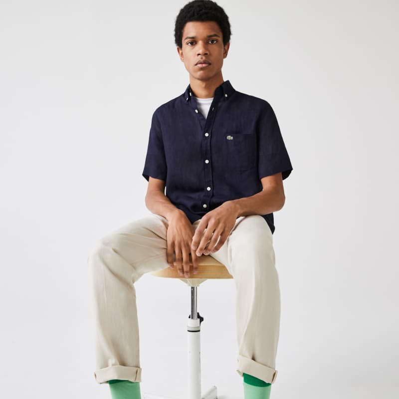 lacoste Shirts Blu