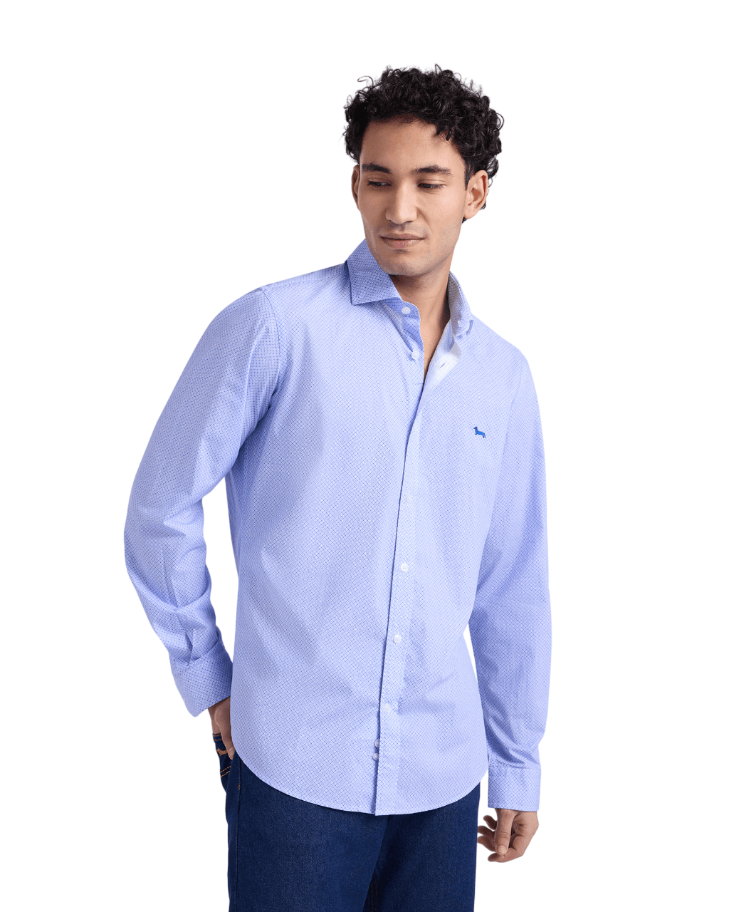 Harmont & Blaine Shirts Clear Blue
