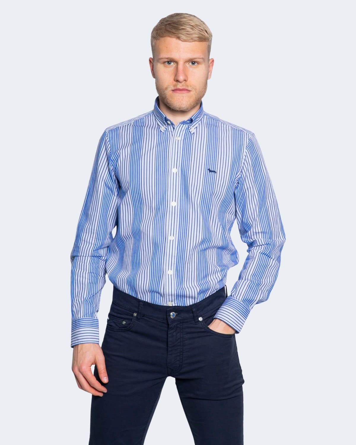 Harmont & Blaine Shirts Blue