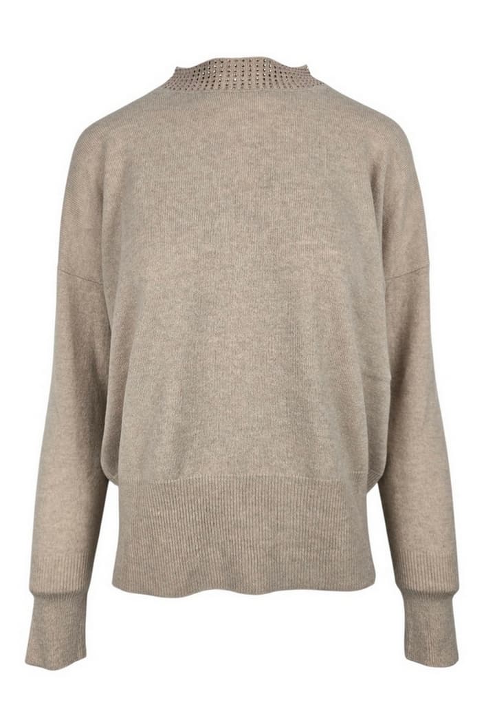 AnneClaire Sweaters Sand