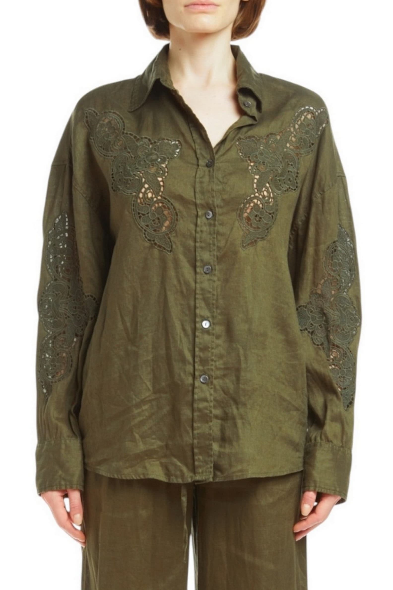 Parosh Shirts Military green