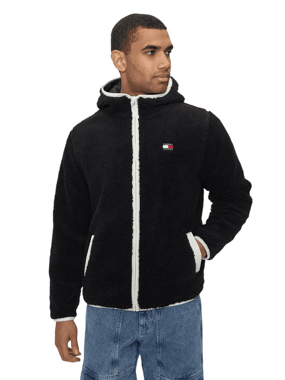 TOMMY JEANS Coats Black