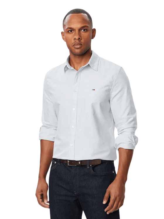 TOMMY JEANS Shirts Azure