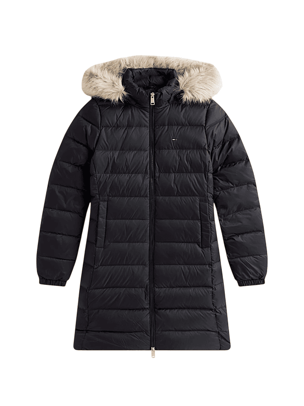 TOMMY JEANS Coats Black