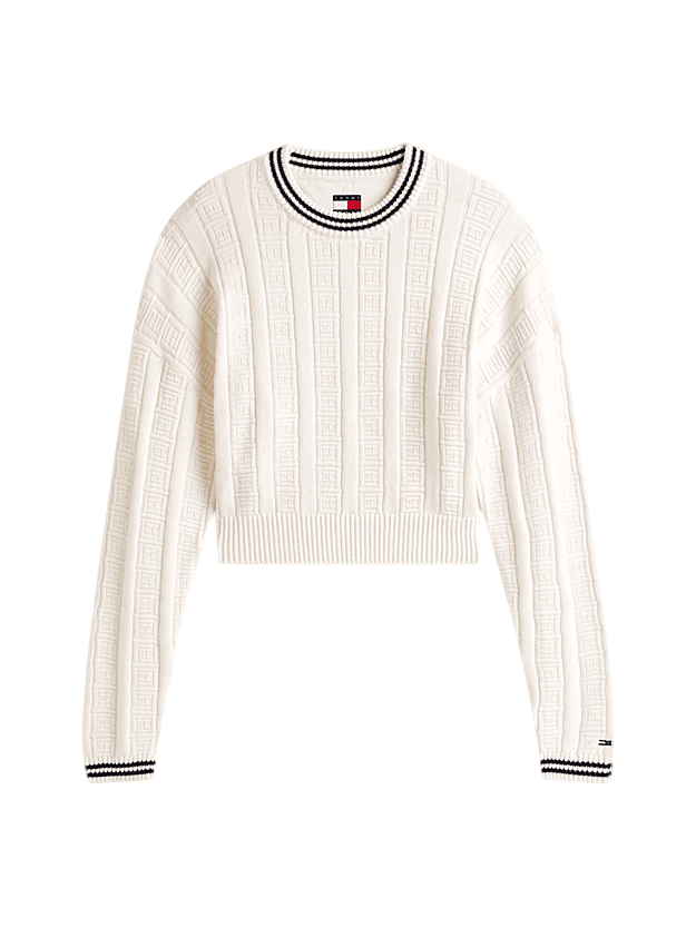 TOMMY JEANS Sweaters White