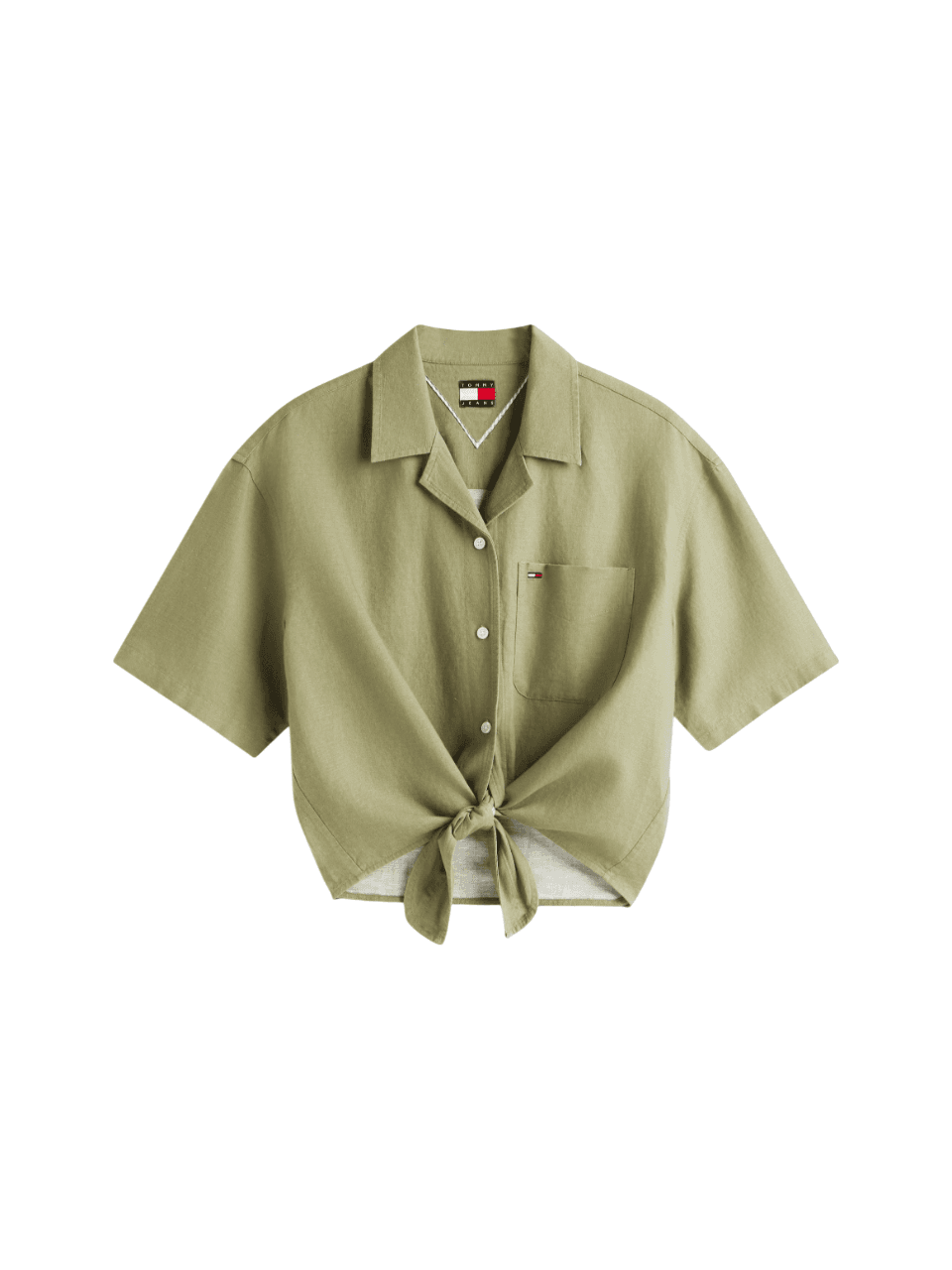 TOMMY JEANS Shirts Green