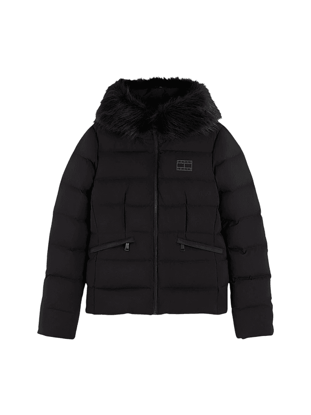 TOMMY JEANS Coats Black