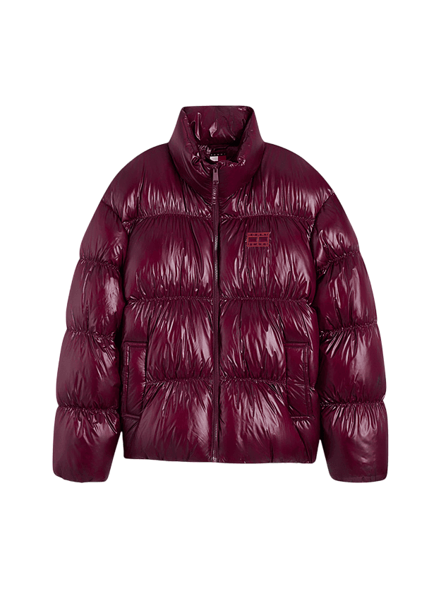 TOMMY JEANS Coats Bordeaux