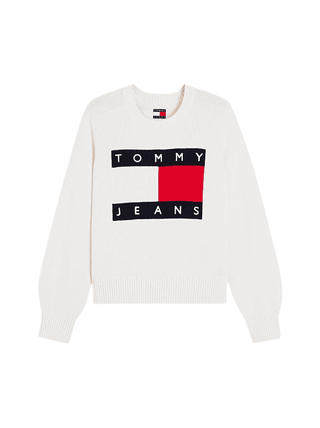 TOMMY JEANS Sweaters White