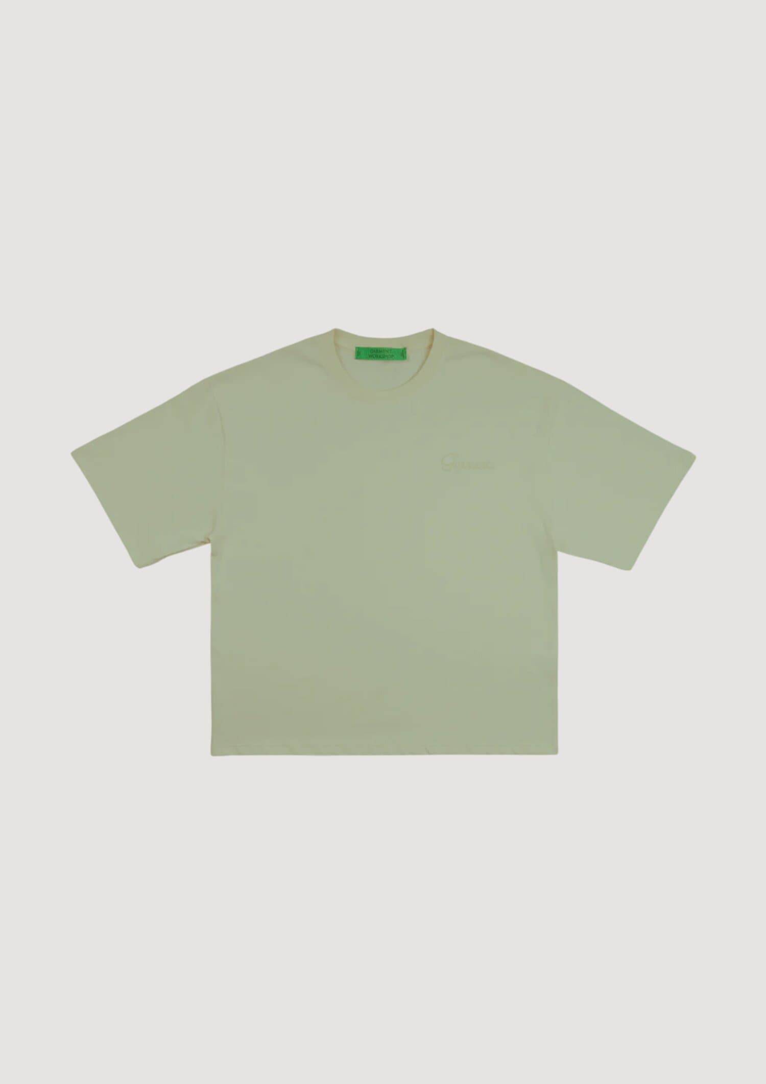 Boxy Tee With Double Embroidery