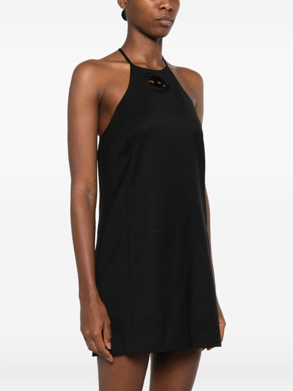 Diesel dress d-elma woman black