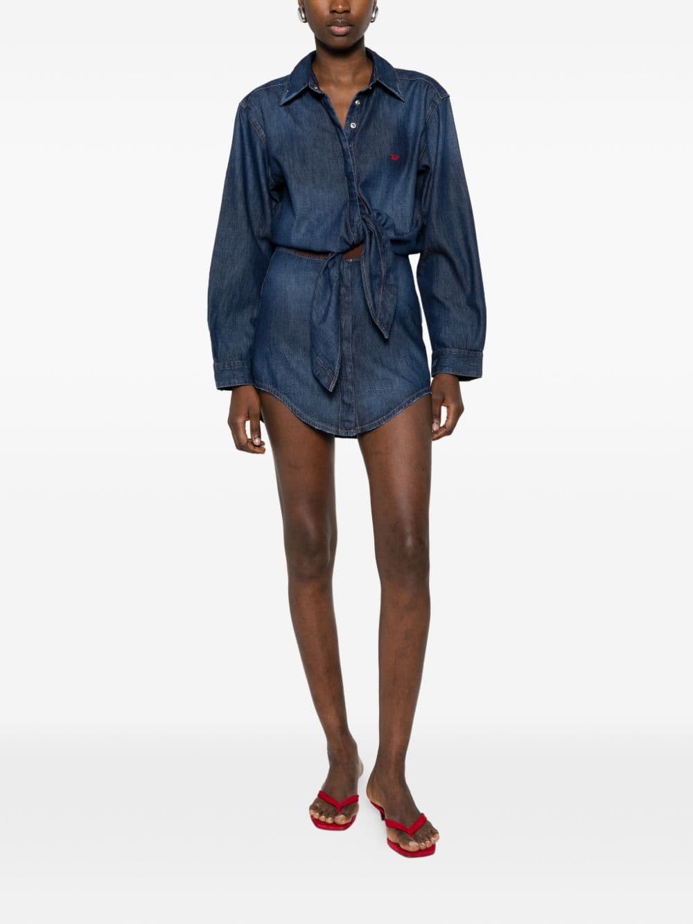 Diesel jacket node woman blue