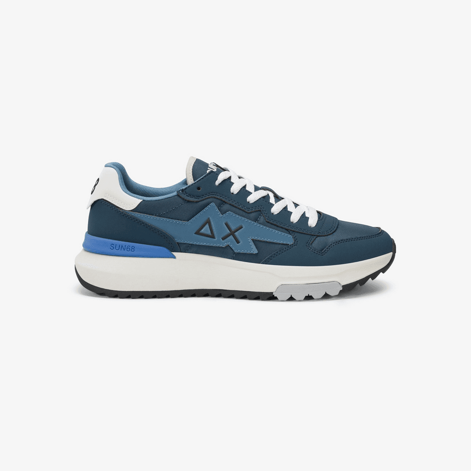 blue man shoe
