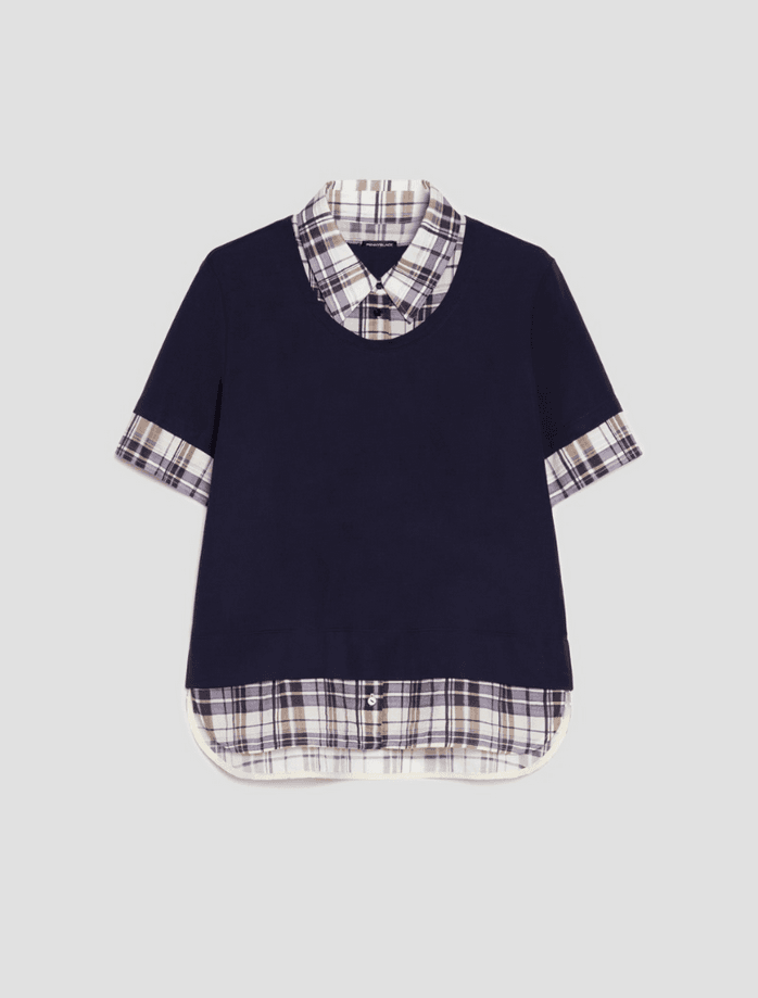 t-shirt woman blue