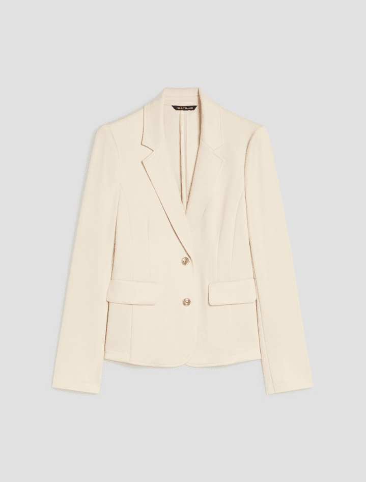 slim fit jacket woman vanilla