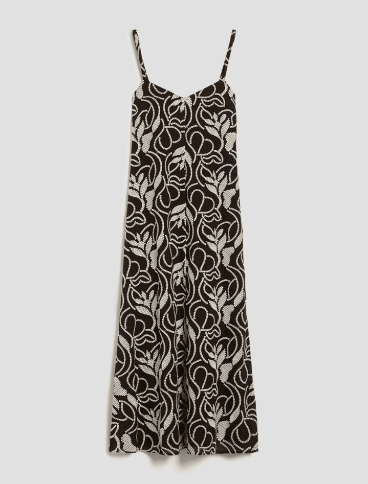 black woman muslin dress