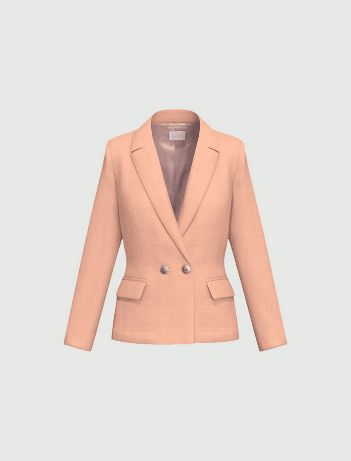 double-breasted jacket woman malva