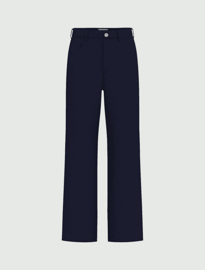 Women's Straight Pants Blue