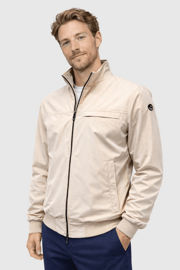 grey man jacket