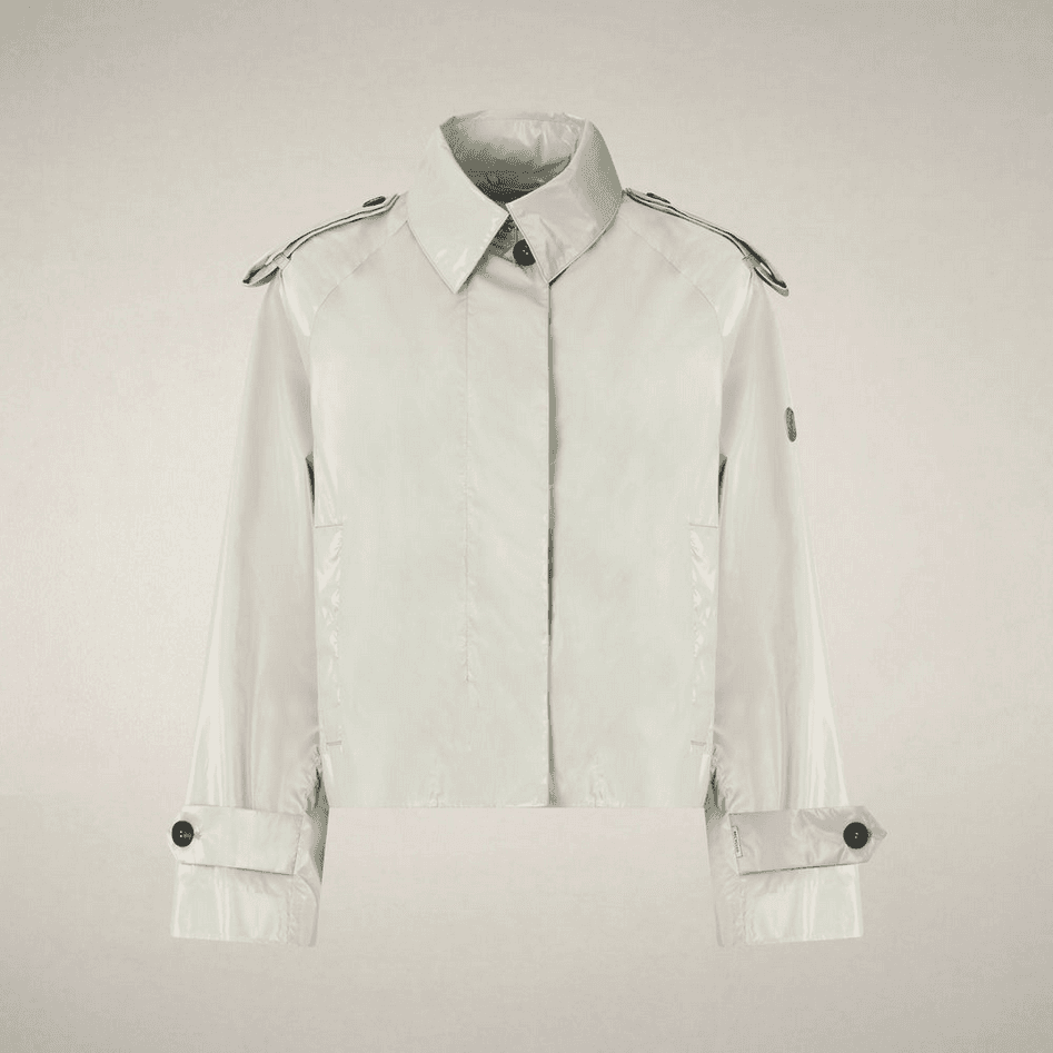 jacket trench woman beige light