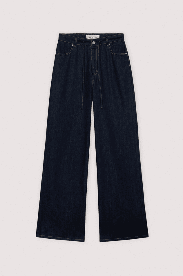 jeans wide fit woman blue