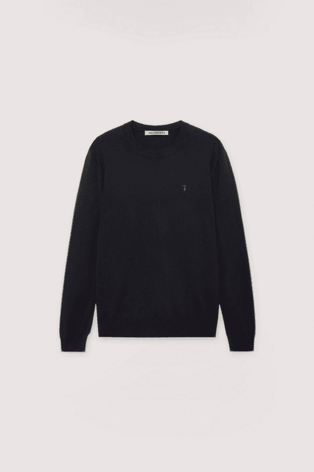knit man blue navy
