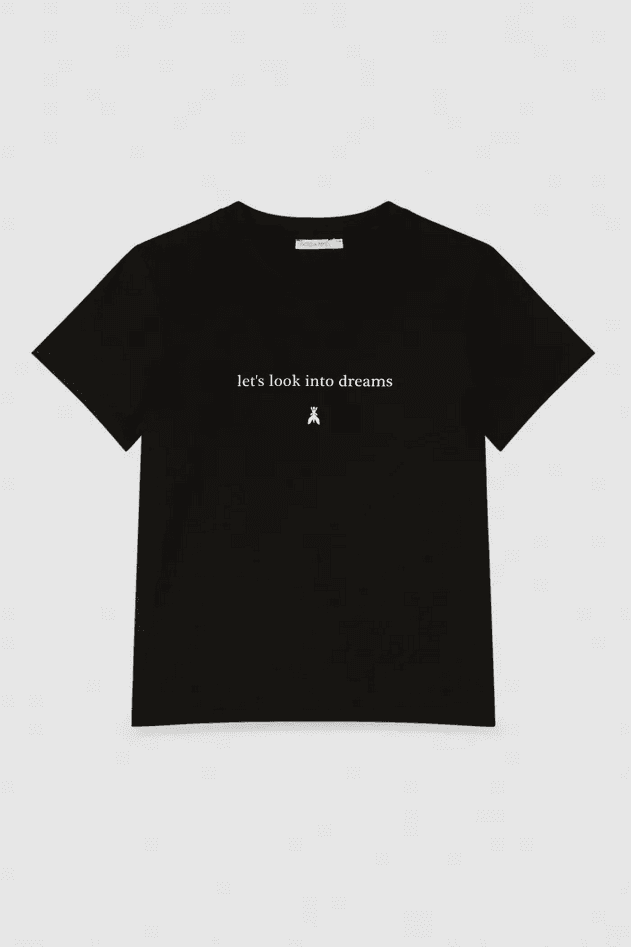 t-shirt woman black