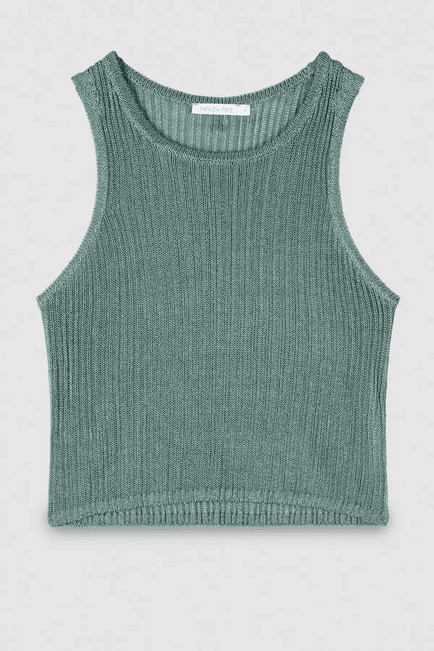 top woman green