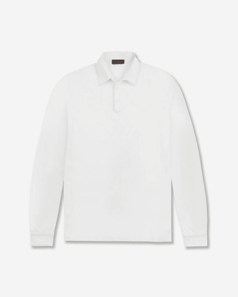 optic white man polo
