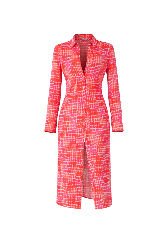 red women's dress