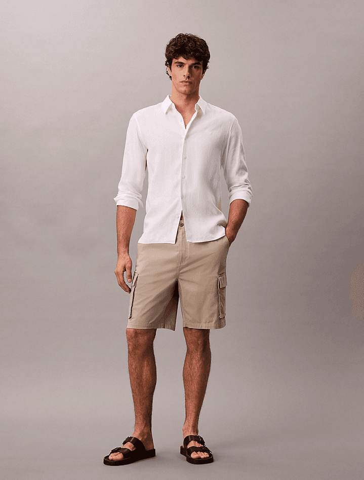 shorts cargo man kaki