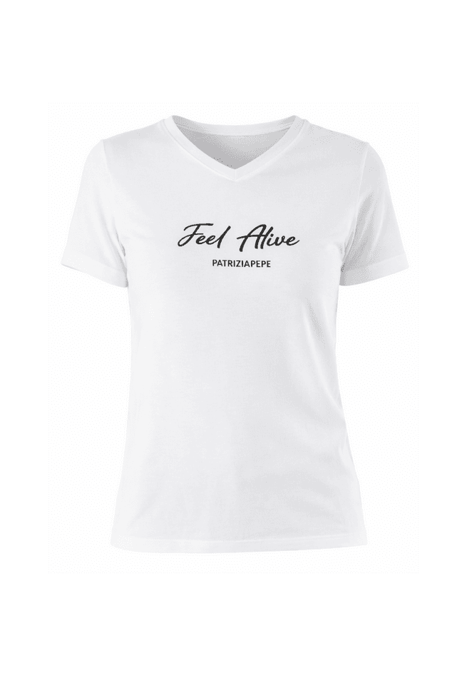 t-shirt woman white