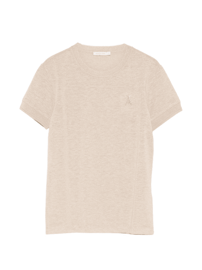 t-shirt woman beige