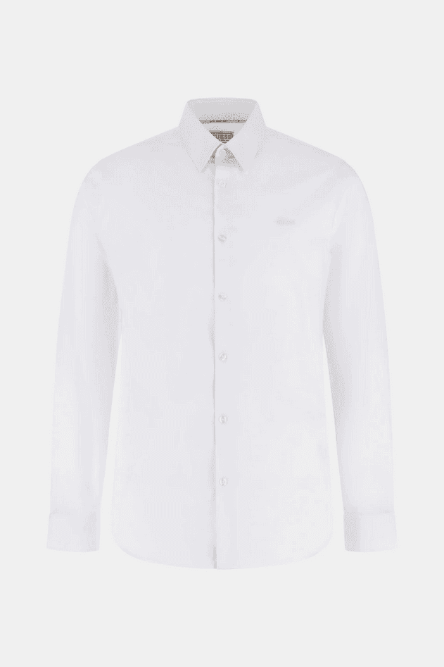 slim fit man white