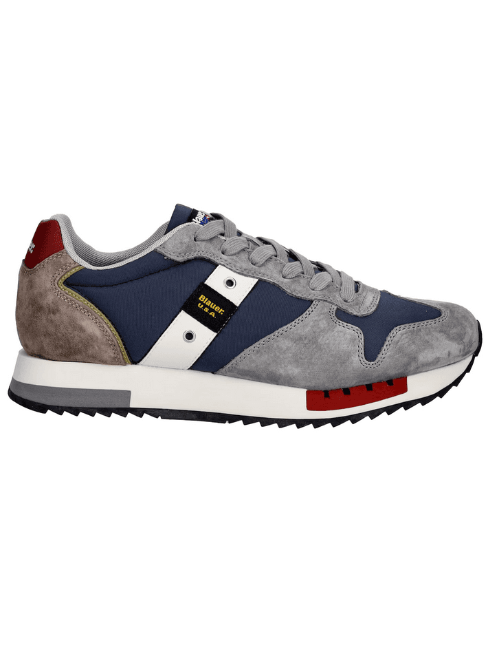 shoes man navy-brown
