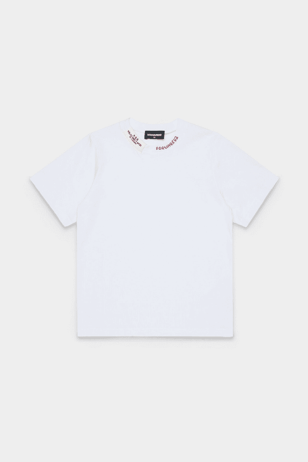 t-shirt with embroidery baby white