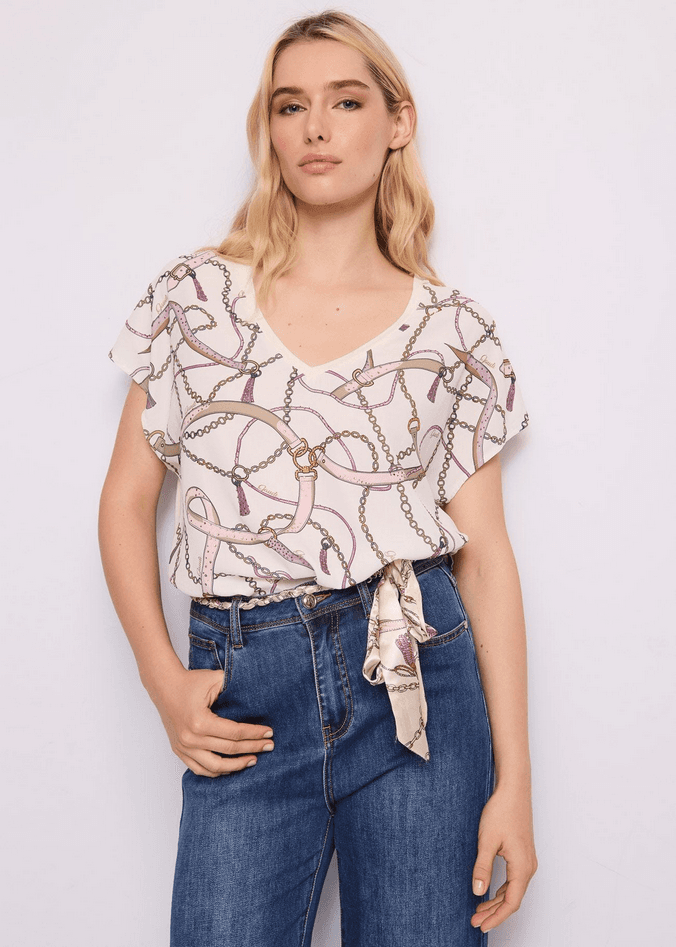 t-shirt with print woman tofu