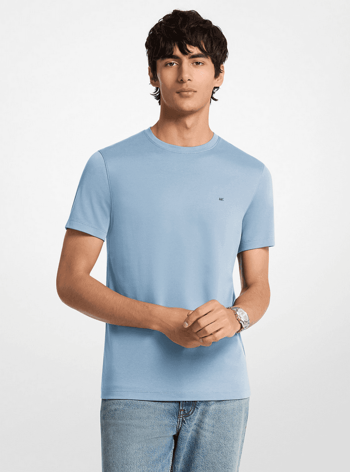 t-shirt man chambray
