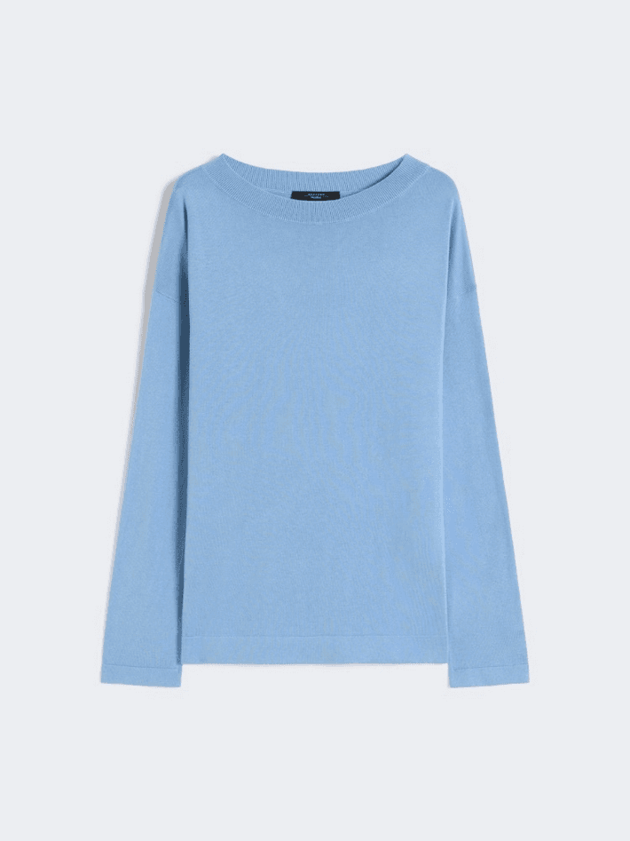 mesh in yarn woman blue